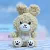 Adorable Plush Rose Bear Keychain With Soft Pp Cotton Filling For Cute Accessories