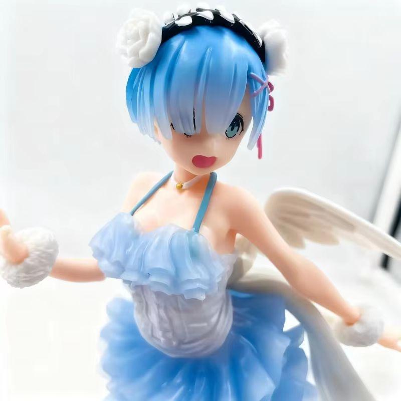 Аниме ESPRESTO Re: ZERO Ангел Рем и Рам Фигурка Действия Коллекционная Модель Игрушка - Начиная Жизнь в Другом Мире Фигурка Рем Рам