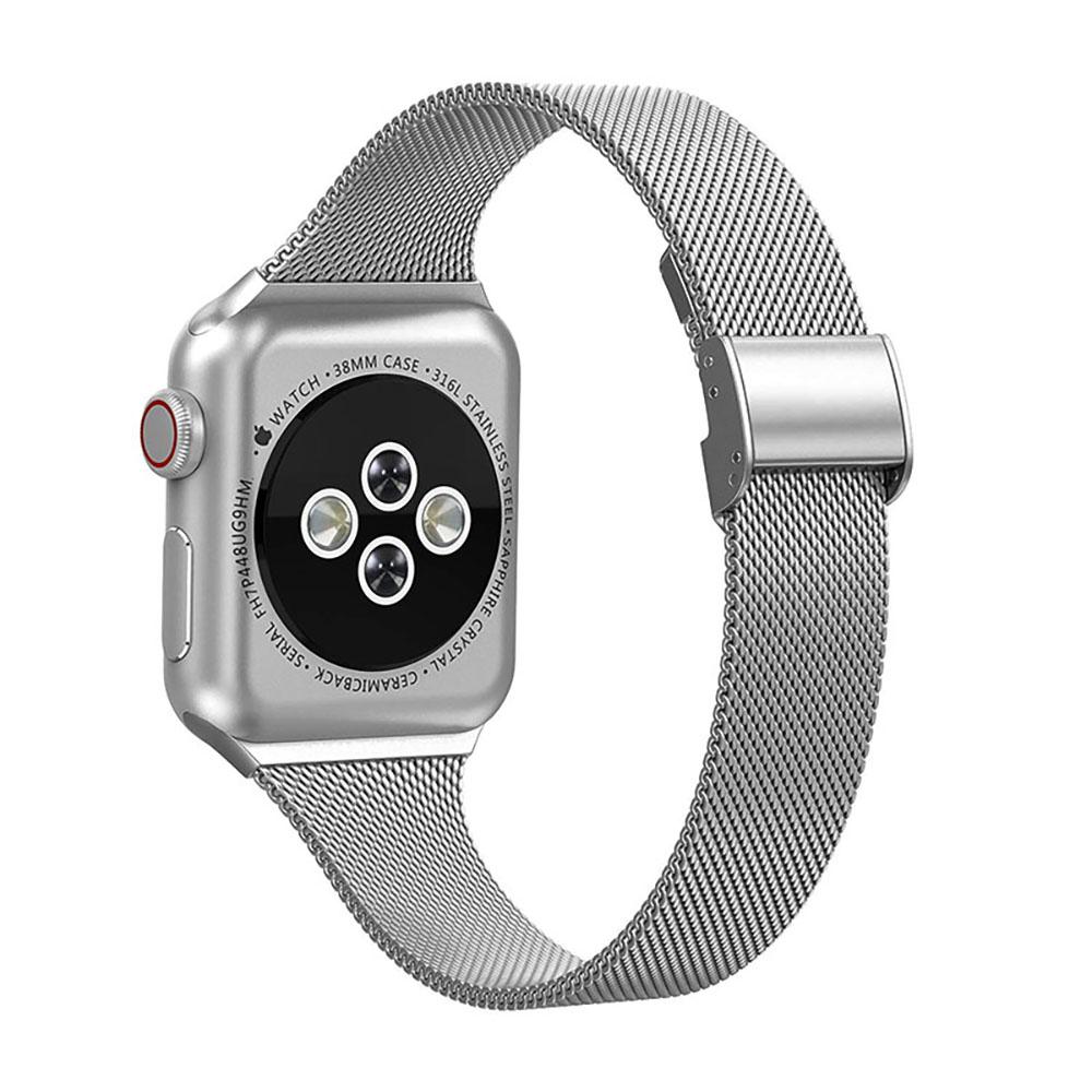Металлический ремешок для Apple Watch Band 44мм 40мм 46мм 42мм 45мм 41мм 49мм Миланский браслет iWatch Series Ultra 11 10 9 8 7 6 SE Ремень
