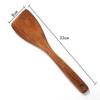 Heat-Resistant Solid Wood Cooking Spatula with Long Handle - Non-stick