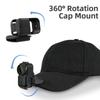 360°Rotatable Adjustable Hat Clip Mount For OsmoNano Action Camera Holder HandsFree Recording During Outdoor Sports