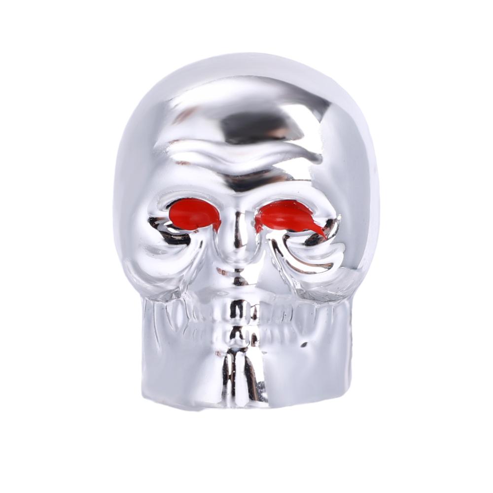 Крышка клапана автомобиля в виде черепа, колеса мотоцикла, шины, антикоррозийный медный сердечник, декоративная крышка штока клапана Шредера