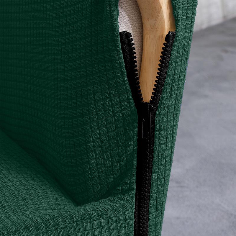 Finka Armchair Cover, Green, Thick Jacquard