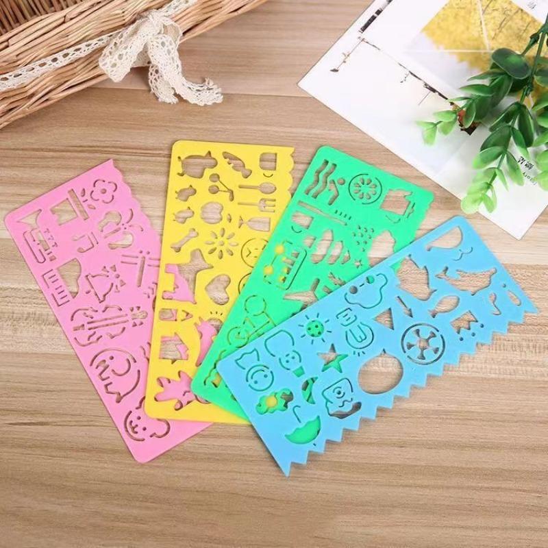 Multifunctional Magic Spirograph Set Creative Art Drawing Ruler For Kids Students