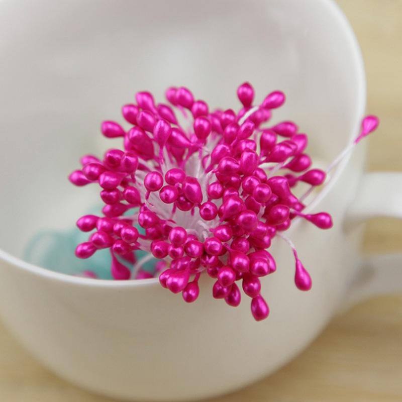 Mini Stamen Handmade Artificial Flowers Wedding Home Decoration DIY Christmas Scrapbook Accessories