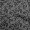 Cotton Flex Gray Fabric Dotted Floral Diy Clothing Quilting Fabric Print Fabric By Yard 40 Inch