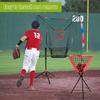 Baseball Net Strike Zone Target Adjustable Simple Installation Softball Baseball Pitching Target Practice Training Equipment