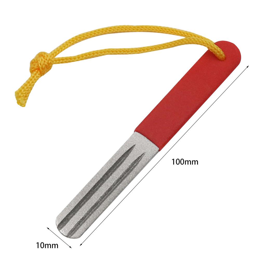 Портативный Алмазный Заточный Камень для Ножей, Точильный Камень, Напильник для Рыболовных Крючков Outdoor