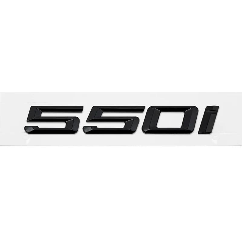 ABS Car Rear Trunk Letters Logo Badge Emblem Sticker For BMW 5 Series 520i 525i 528i 530i 535i 540i 523i E39 E60 E61 F10 F11 G30 ir2