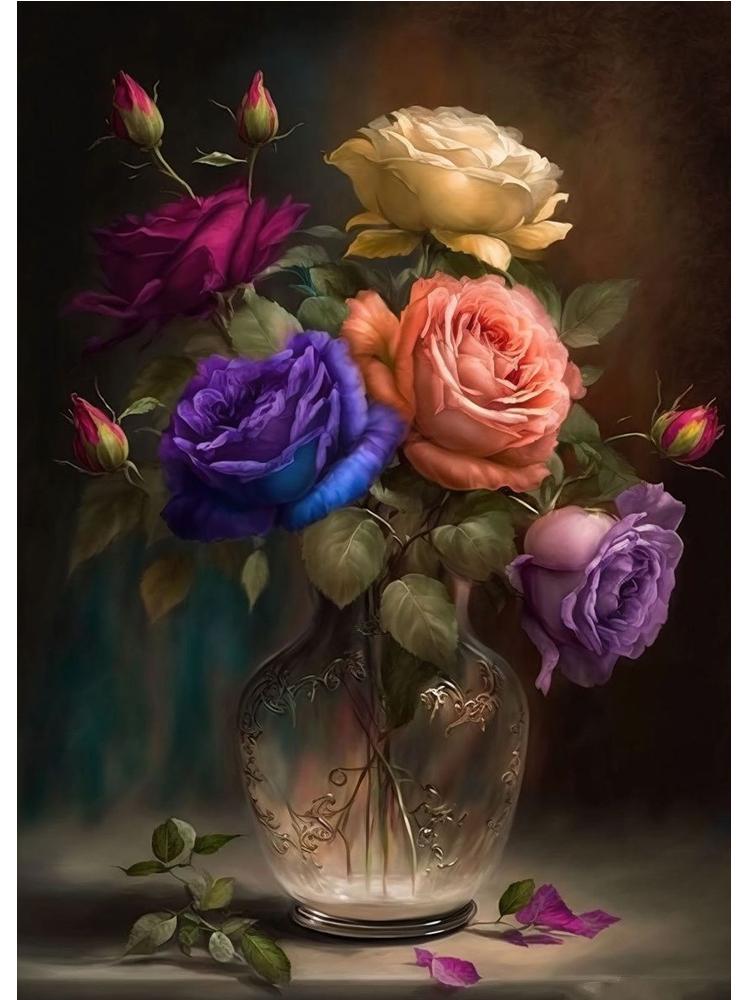 Скандинавский яркий натюрморт с цветами, цветочным искусством, плакатом, холстом, картиной, абстрактным винтажным настенным искусством для гостиной, украшения дома