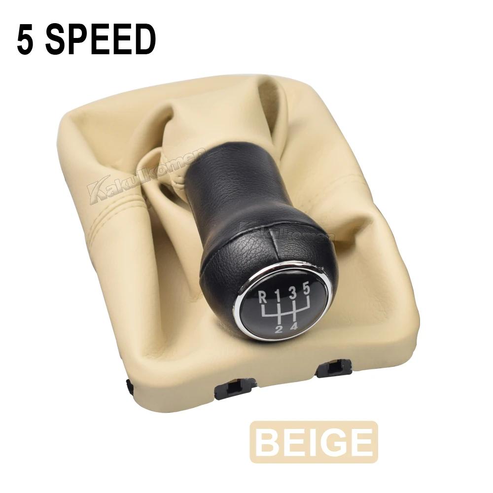 Новая автомобильная 5-ступенчатая ручка переключения передач для VW Beetle Cabrio 2003-2010 для Volkswagen VW Beetle 1998-2010 кожаный чехол для багажника