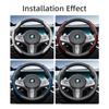 AYCCV1 Carbon fiber texture steering wheel cover for BMW fits X3 3 5 2 4 1 7 8 Series X1 X5 X2 X4 X6 X7 iX i4 i5 i7 Z4 XM iX1 iX2 non slip wear