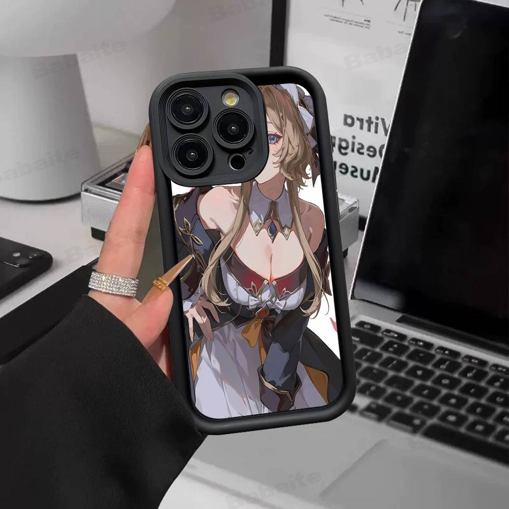 Game Genshin Impact Sandrone For iPhone 17 16 15 14 13 12 11 Pro Max Plus Phone Case Covers
