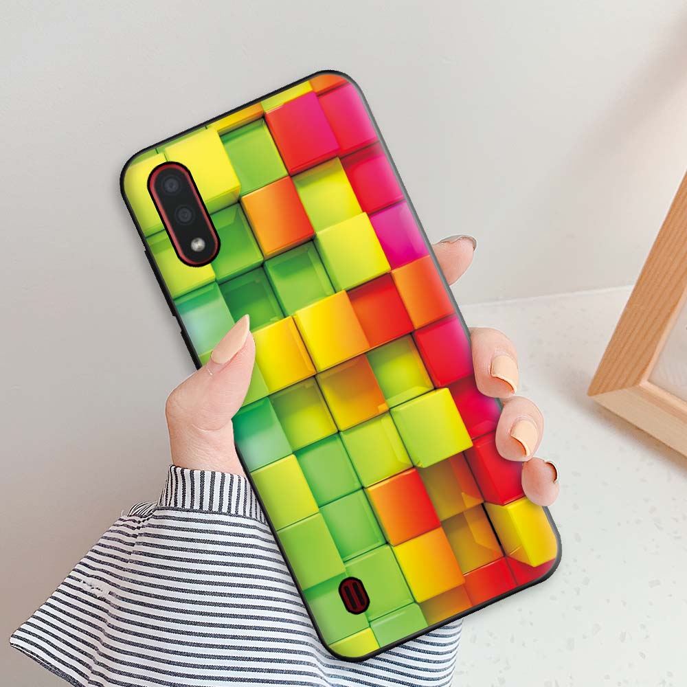 Case For Samsung Galaxy A01 Case A01 Bumper 5.7inch Soft Silicon Back Cover Phone Case For Samsung A01 GalaxyA01 A 01 A015 Coque