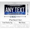 Personalized Tennessee Electric Custom Text Sign Metal Wall Decor Waterproof