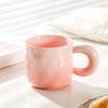 Высококачественная градиентная керамическая чашка, нишевый дизайн, кружка с крышкой и ложкой для девушек, кофейная чашка, чашка для питья воды для пары