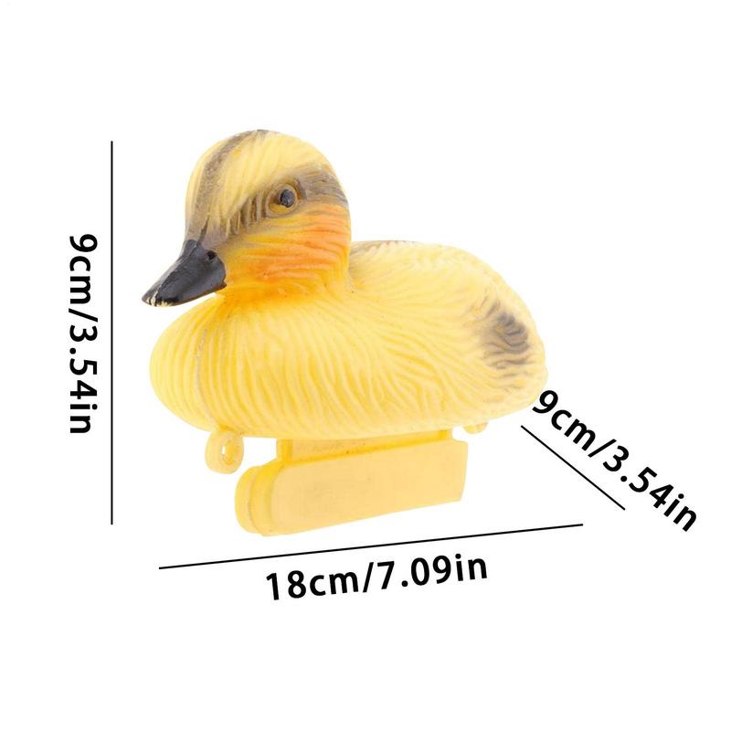 Floating Duck Ducklings Pond Statue Ornament Plastic Duck Decoy Floating Decorative Animal Sculptures Outdoors