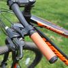 1 Pair Handlebar Sleeves Bilateral Locking Anti-slip High Strength Shock Absorption Bicycle Handlebars Grips for Mountain Bikes