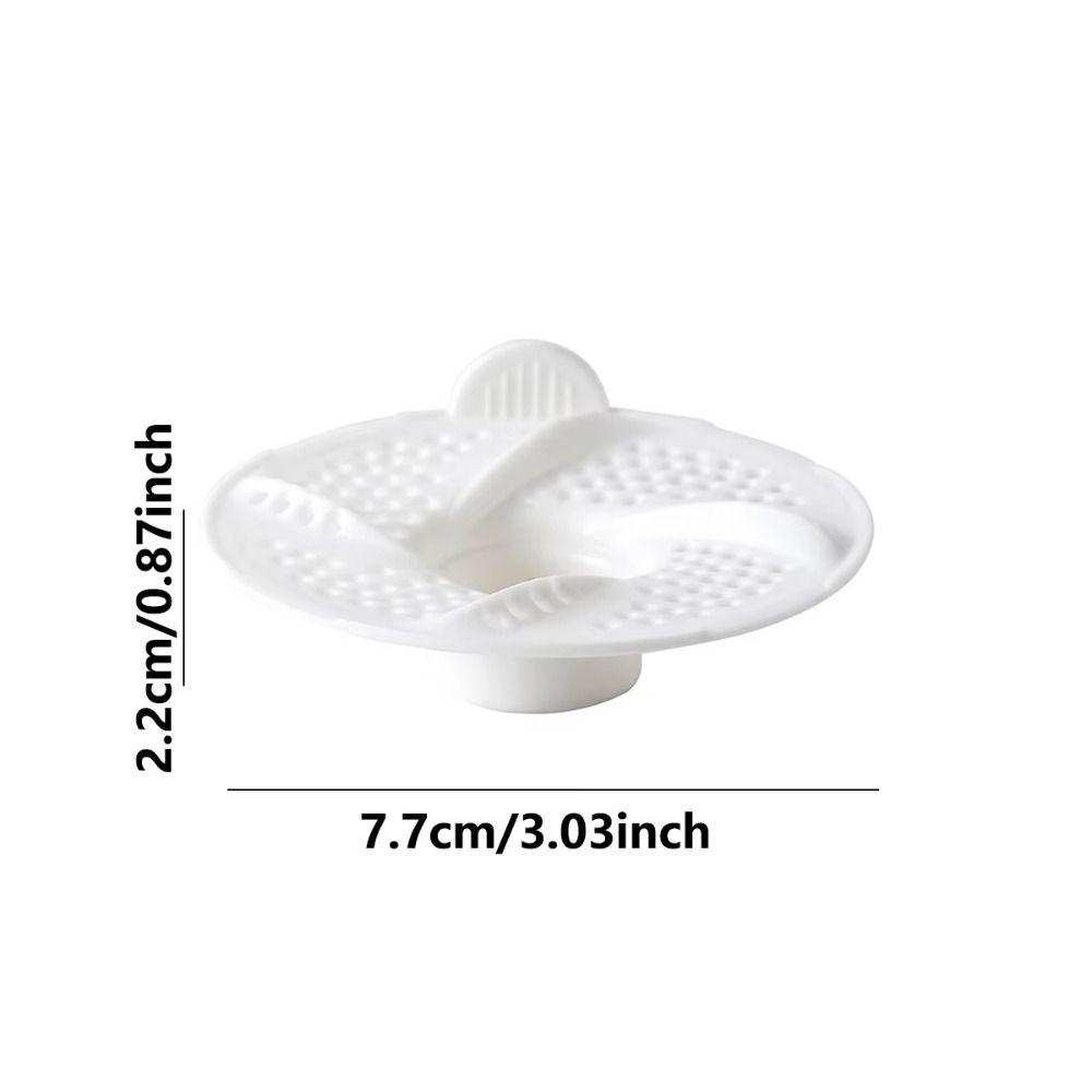 10pcs Vortex Design Drain Strainer Rotating Hair Collector Easy Clean Drain Protector Bathroom