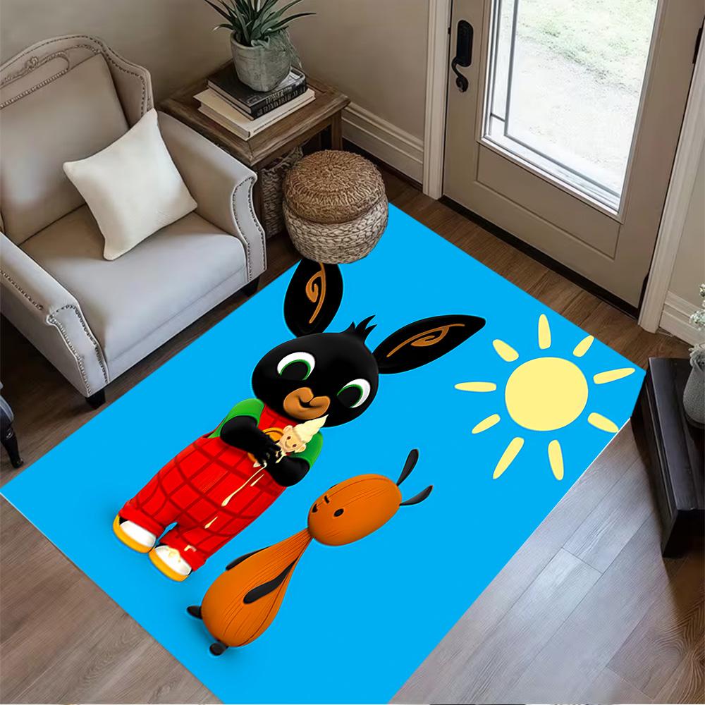 Bing's Birthday Celebration Area Rug Perfect for Playrooms Entryway Living Rooms Balcony Anti-slip Rug Office home decor Perfect Gift for Women/Men