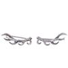 Vintage Silver Climber Crawler Cuff Earrings Women Branch Ear Studs