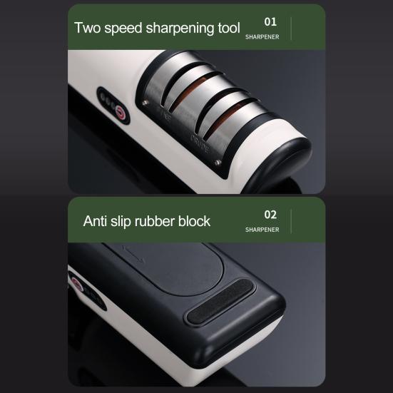 Точилка, удобный перезаряжаемый электронный резак для заточки инструментов, дома, кухни, ресторана