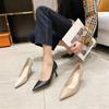Sexy pointed thin heels high heels women and women summer new commuter professional work shallow mouth banquet shoes