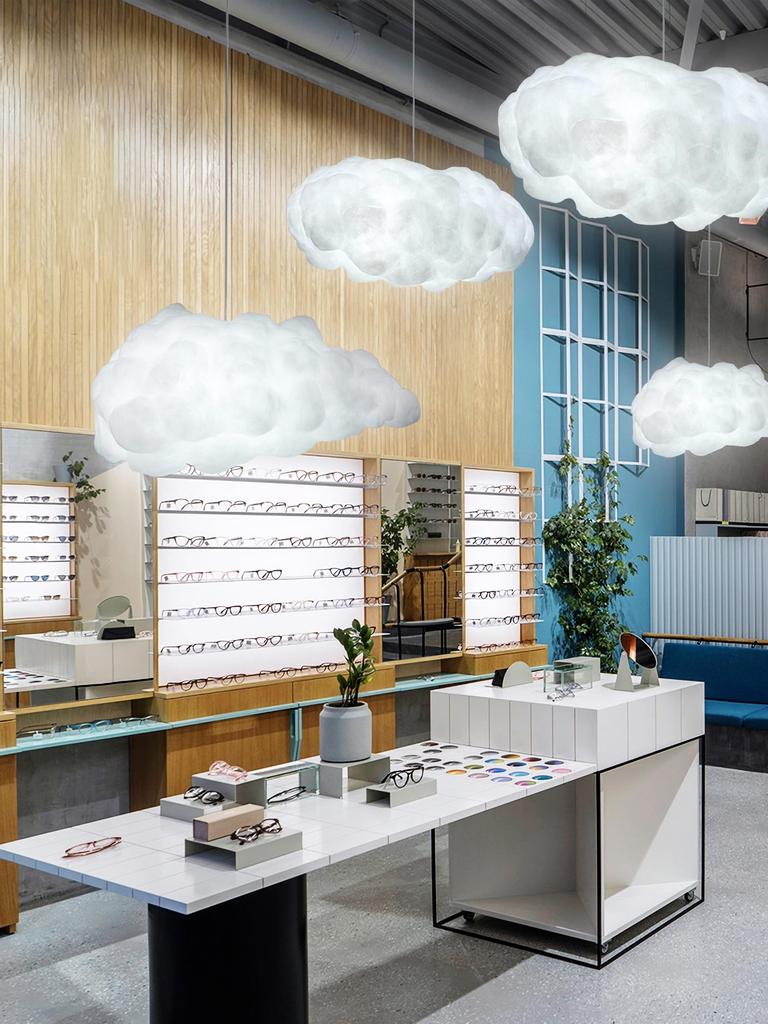 Senkazari Cloud-Shaped Pendant Light, Nordic E26, Hanging Light, Bedside Lamp, Interior Lighting for Stores, Dining Rooms, Living Rooms, and More