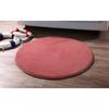 Solid Color Circular Floor Mat Computer Hanging and Swivel Chair Living Room Bedroom Carpet Floor Rug Nordic Style Home Decor