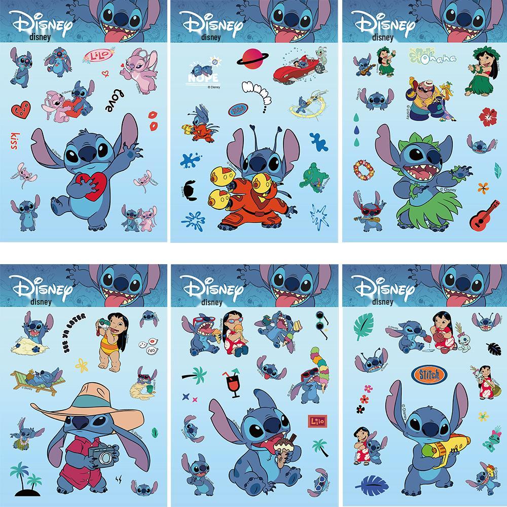 8-Sheet Cartoon Character Waterproof Jigsaw Stickers for Scrapbooking