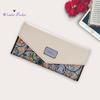 Женский кошелек в форме конверта, винтажный цветочный ромб с принтом, длинный, портативный, из искусственной кожи, большой емкости, с твердым швом, женский кошелек, сексуальная одежда для взрослых