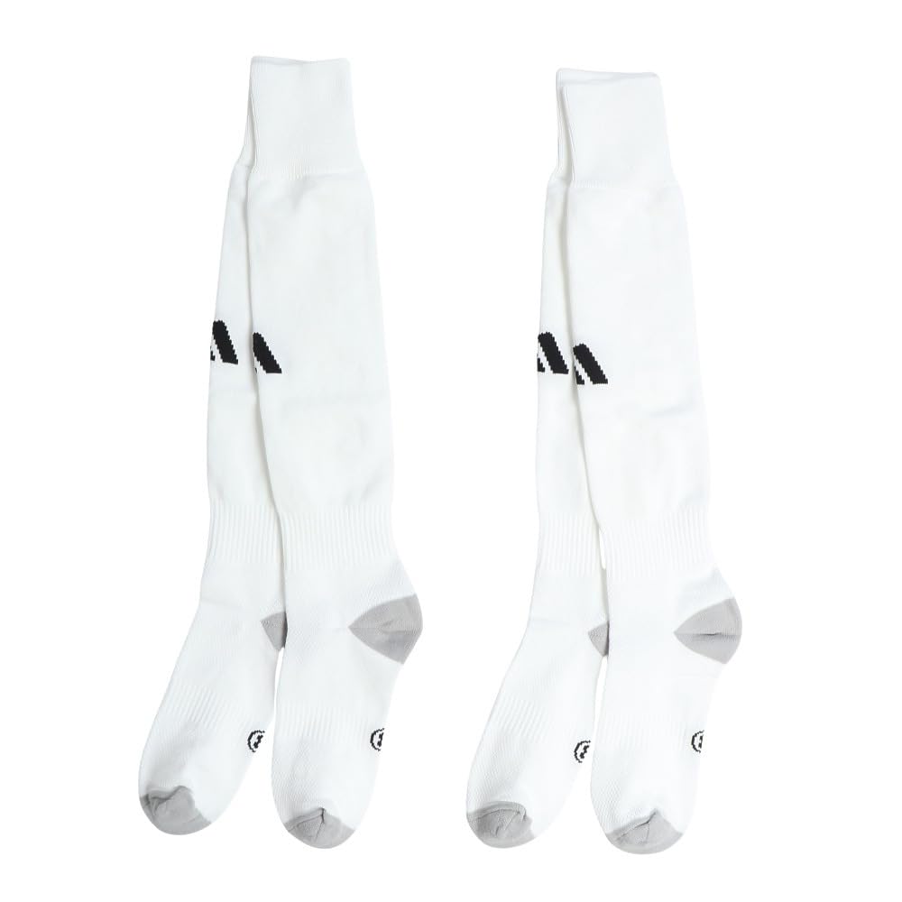 Adidas Milano 23 Soccer Size Size White Socks, L, Unisex, KPW74, (JD1903)