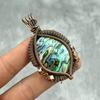 Abalone Shell Copper Pendant Coper Wire Wrapped Gemstone Pendant Copper Jewelry Designer Pendant For Women Gift For Her Mothers Day Gift