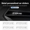AABIU1 Metal Car Logo Sticker Car Door Window Wiper Stickers For KIA Cadenza Carens Carnival Cerato Ev6 FORTE K5 Sportage Rio Ceed Niro