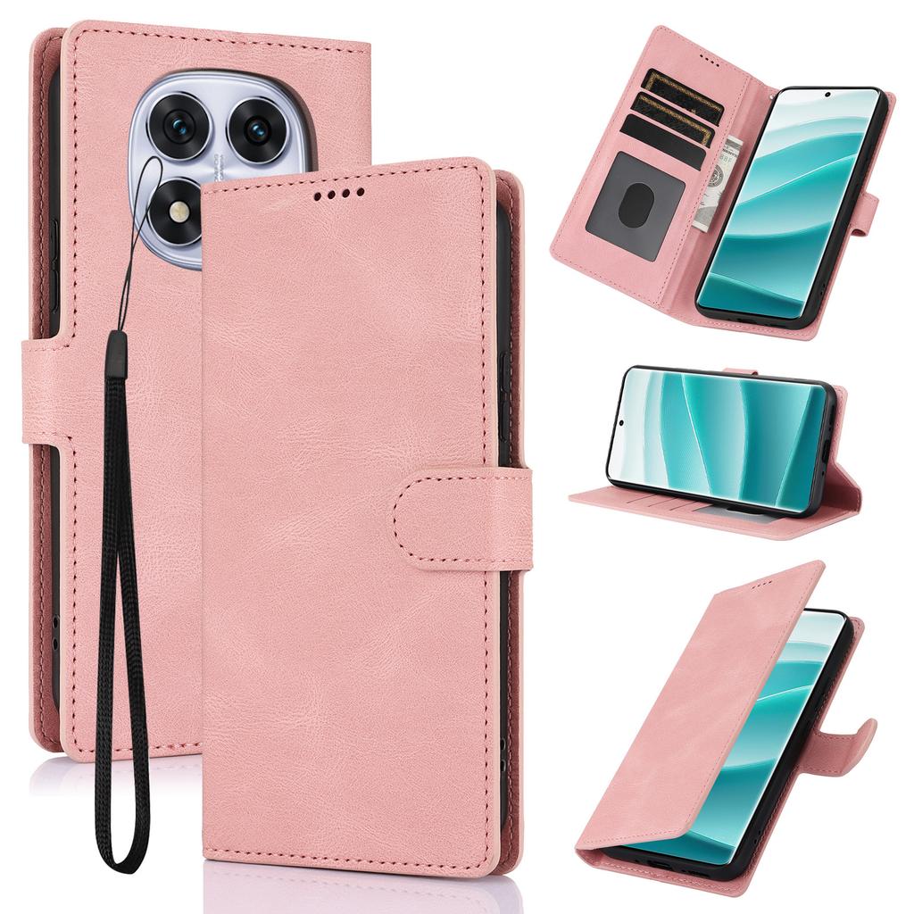 For Xiaomi Redmi Note 14 Pro 4G Case PU Leather Phone Cover with Wallet Stand