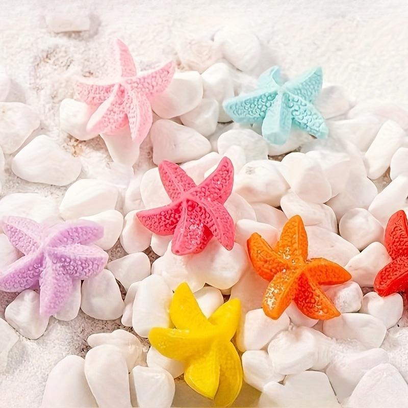 10pcs Aquarium Beach Starfish Decorative Ornaments, Beach Decor, Beach Decorations for Home, Starfish Decoration,DIY materials