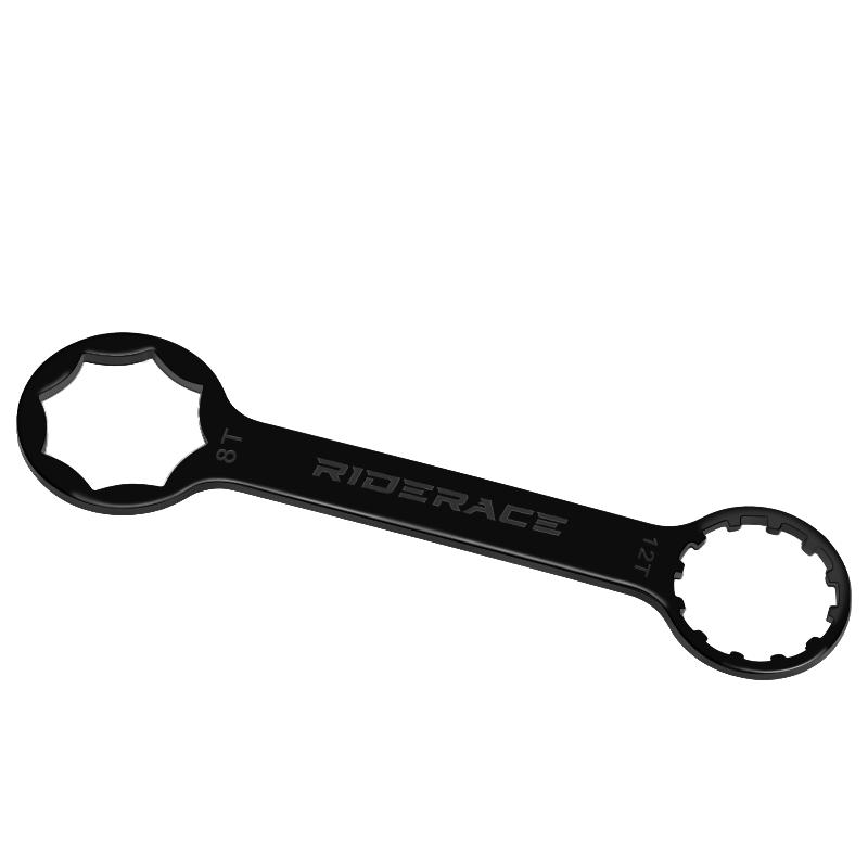 RIDERACE Bike Front Fork Wrench Spanner Steel For Suntour XCM XCR RST Bicycle Suspension Cap Removal Installation Repair Tool