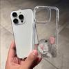 Мультяшный чехол для телефона с мышкой-поваром для iPhone 17 17e 16e 15 14 13 12 11 Pro Max 7 8 Plus X XR XSMax с подушкой безопасности, противоударный, прозрачная задняя крышка