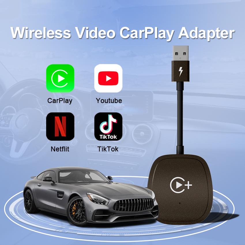 Проводной и беспроводной Carplay Box Беспроводной автомобильный видеоконвертер Адаптер Carplay