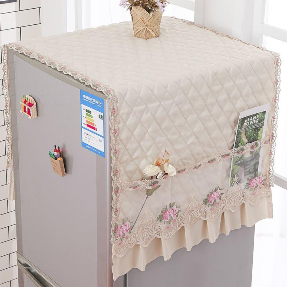 polyester cotton Refrigerator Dust Covers Fashionable Microwave Oven Dust Protector  living room