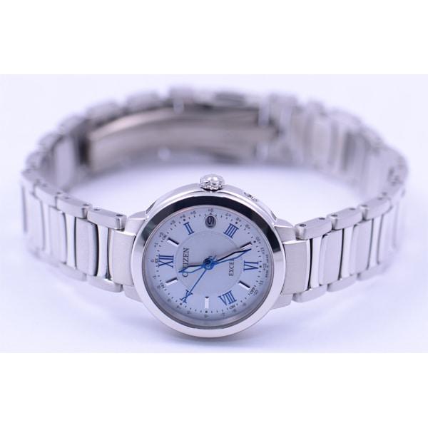 Citizen ES9320-52W ( Часы EXCEED Eco-Drive с радиоконтролем TITANIA LINE HAPPY FLIGHT) Круглые часы
