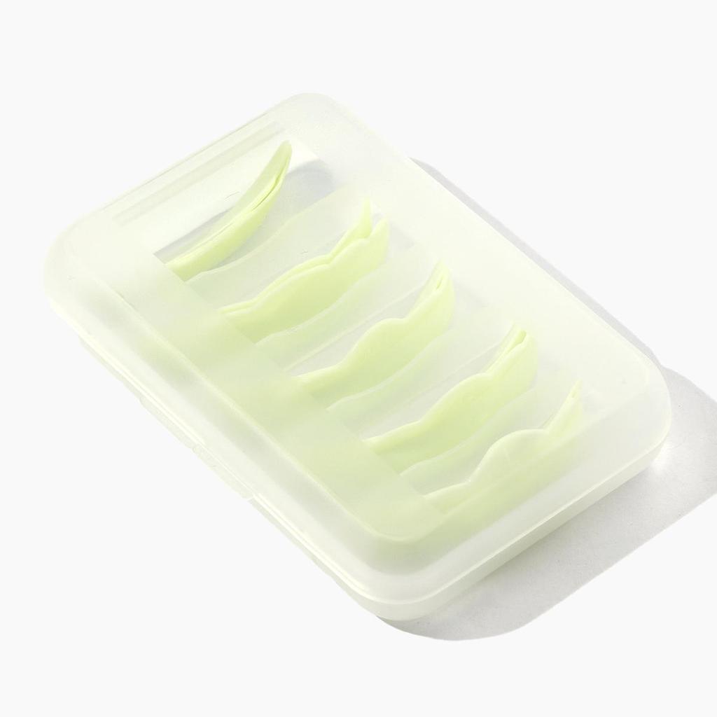 BLACKWINGS 5 пар силиконовых подушечек для завивки ресниц, цветные подушечки для завивки ресниц, с таблицей размеров, гипоаллергенные многоразовые аксессуары