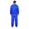 Mens Waterproof Tracksuit Hooded Windbreaker Front Zipper Pocket Jogging Pants Elastic Waist Rainwear Suit