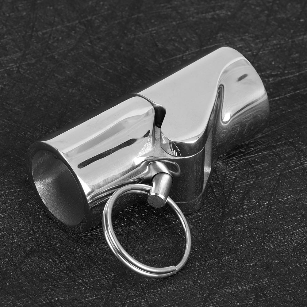 Морская складная поворотная муфта из нержавеющей стали, соединитель для труб с наконечником, аксессуары для лодок