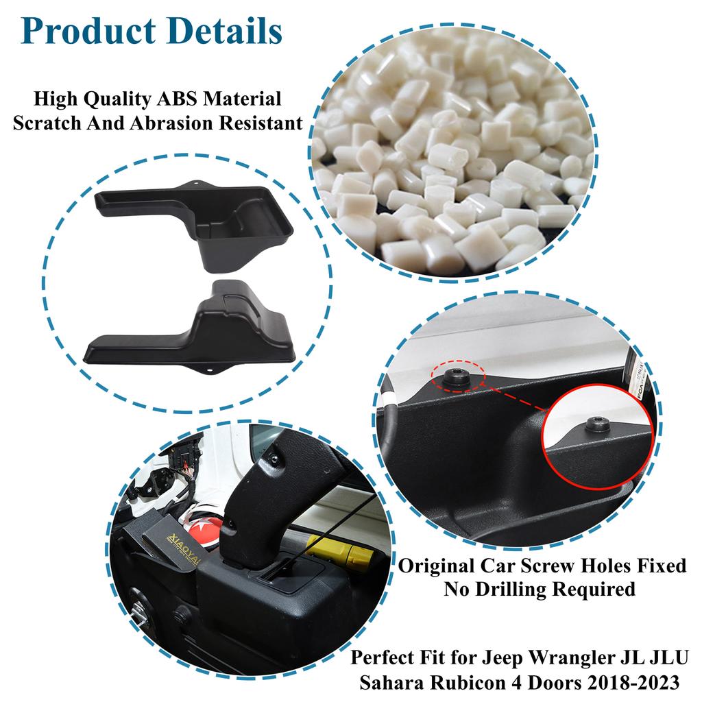 Органайзер для заднего багажника автомобиля, лоток для Jeep Wrangler JL JLU Sahara Rubicon, 4 двери, 2018-2023, укладка, уборка салона