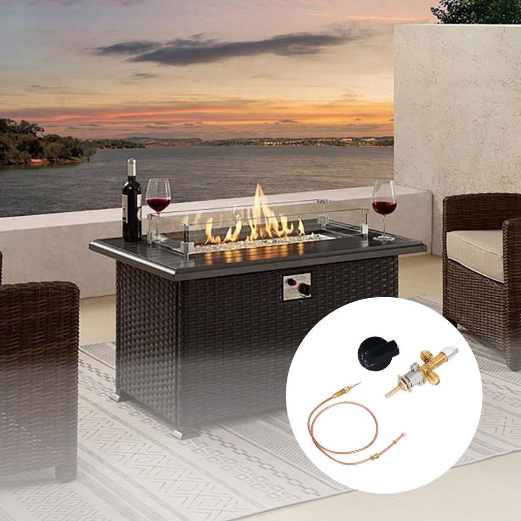 Комплект предохранительных клапанов контроля газа низкого давления Деталь для гриля Деталь для нагревателя Компонент уличного обогревателя Медная текстура для грилей