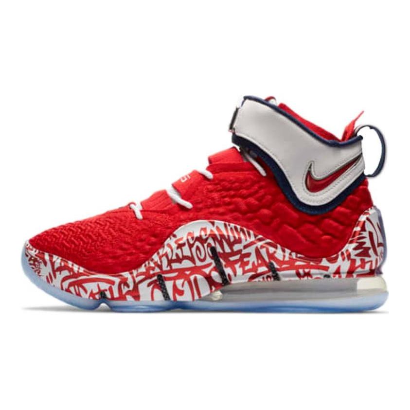 Nike Кроссовки LeBron 17 EP LeBron 4 Red Graffiti CT6052-600