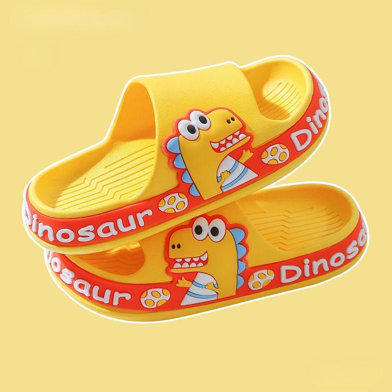 Cute Children Summer Slippers EVA Non-slip Soft Cartoon Dinosaur Slippers for Kids Baby Footwear