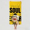 Приключенческое аниме S-Soul E-Eater Полотенце для сушки Полотенце для ванны Применимо для легкого плавания Кемпинга Йоги Пляжа На улице