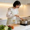 Безрукавный хлопково-льняной фартук с оборками для женщин и подростков, защита для кухни